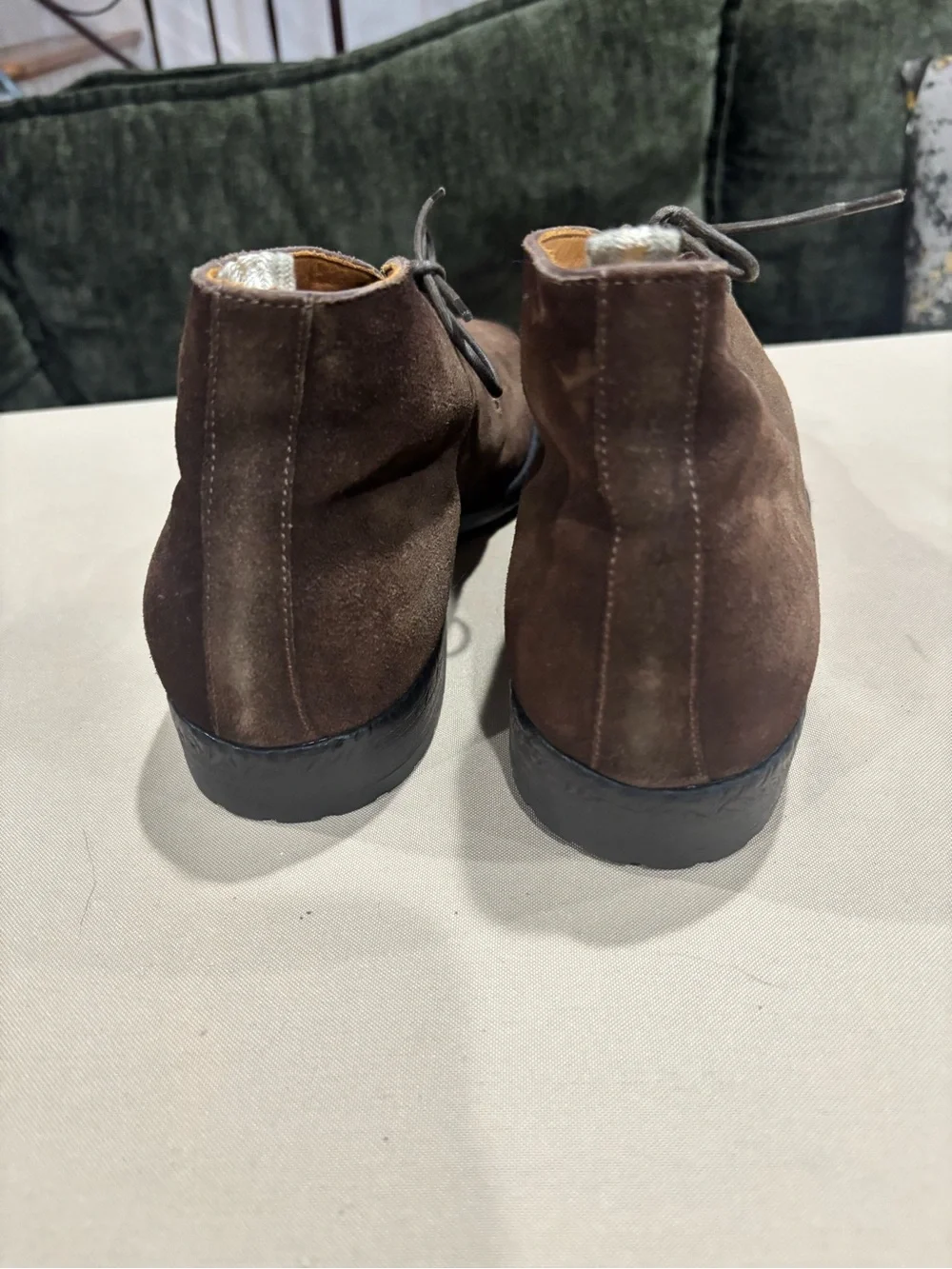 Officine Creative Men’s Suede Chukka Boots Size 41EU/US 8 (olive Ball) NWT